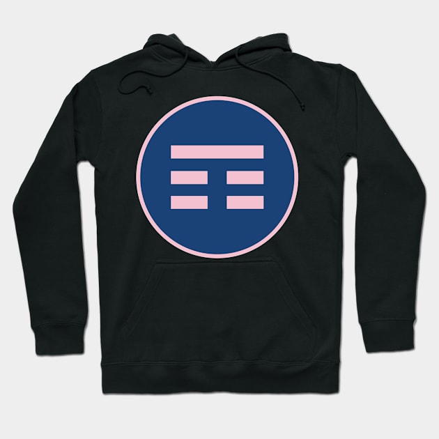 I Ching Mountain Trigram ( Gen ) Hoodie by GalacticMantra